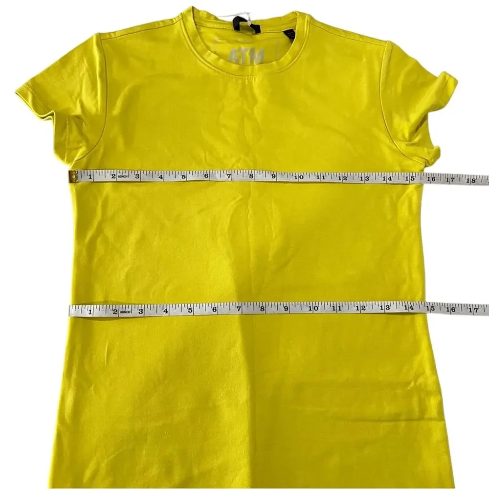 ATM Anthony Thomas Melillo Pima Cotton Jersey T-Shirt Dress- NWT